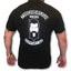 THIGHBRUSH® BIKERS - SUPPORT 69 - Men's T-Shirt - Black