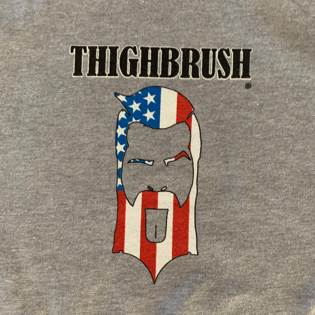 THIGHBRUSH® - "LICK  IT OR LEAVE IT" - Women's Tank Top - Heather Grey - thighbrush