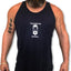 THIGHBRUSH® TACTICAL - "Swollen Labe" - Men's Tank Top - Navy Blue and White