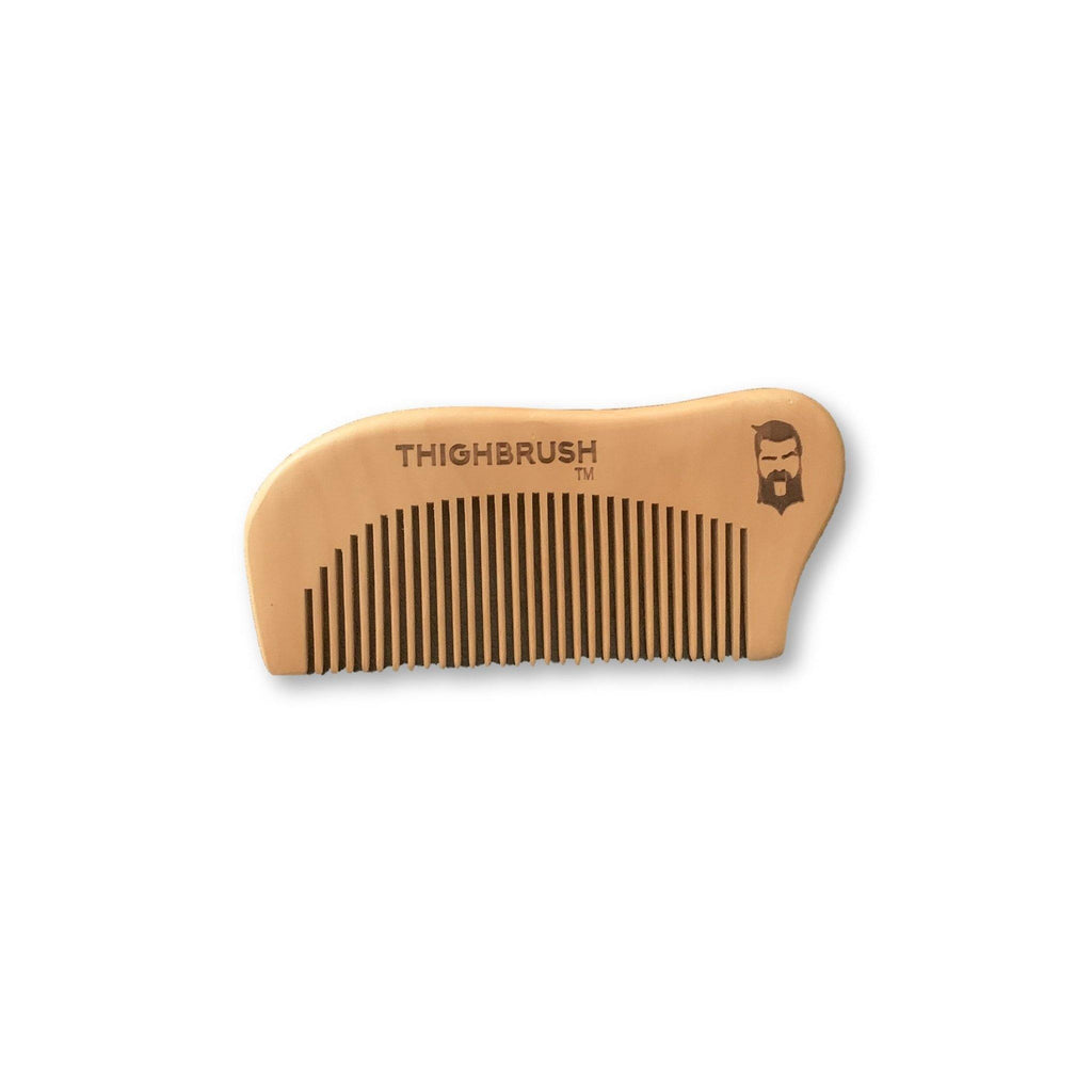 THIGHBRUSH® Natural "Wood" Beard Comb - 