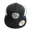 THIGHBRUSH® BEARD RIDING COMPANY - Trucker Snapback Hat - Black and White - Flat Bill