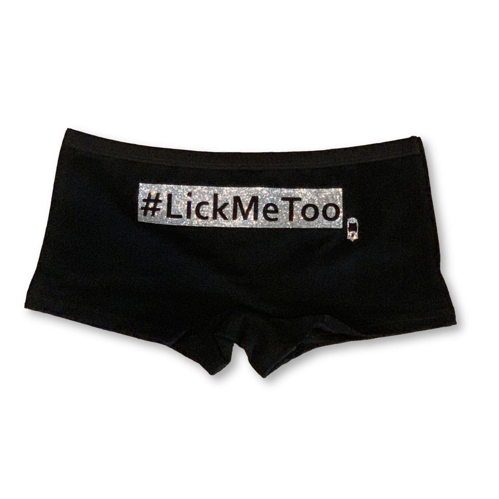 THIGHBRUSH® "#LICKMETOO" - Women's Underwear - Booty Shorts