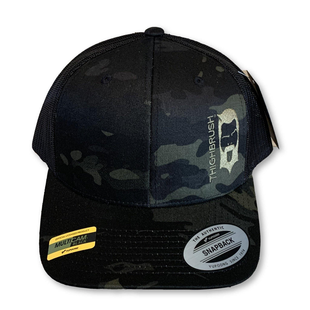 THIGHBRUSH® Trucker Snapback Hat - Camo - Multicam Black - 