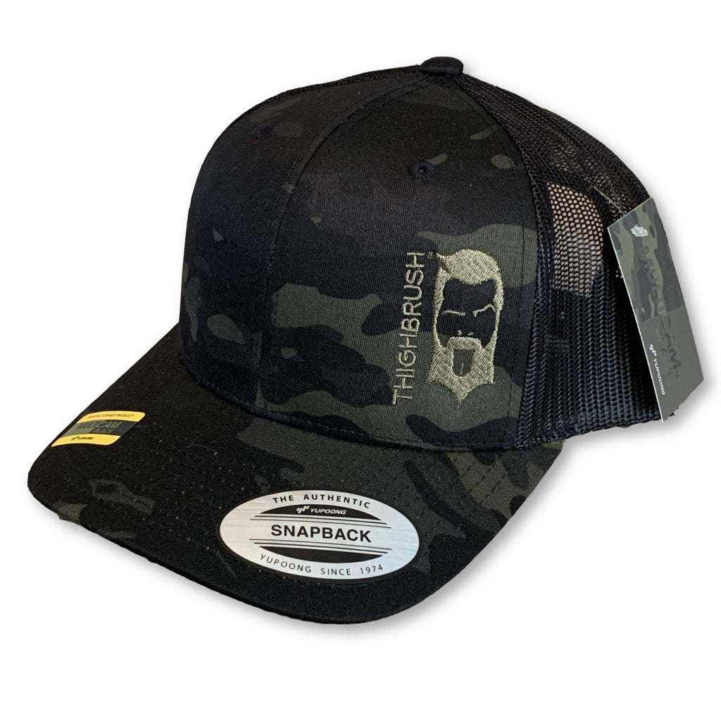 THIGHBRUSH® Trucker Snapback Hat - Camo - Multicam Black