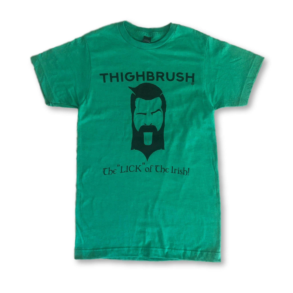 LIMITED EDITION - THIGHBRUSH® - The LICK of the Irish - Men's T-Shirt - St. Patrick's Day - thighbrush