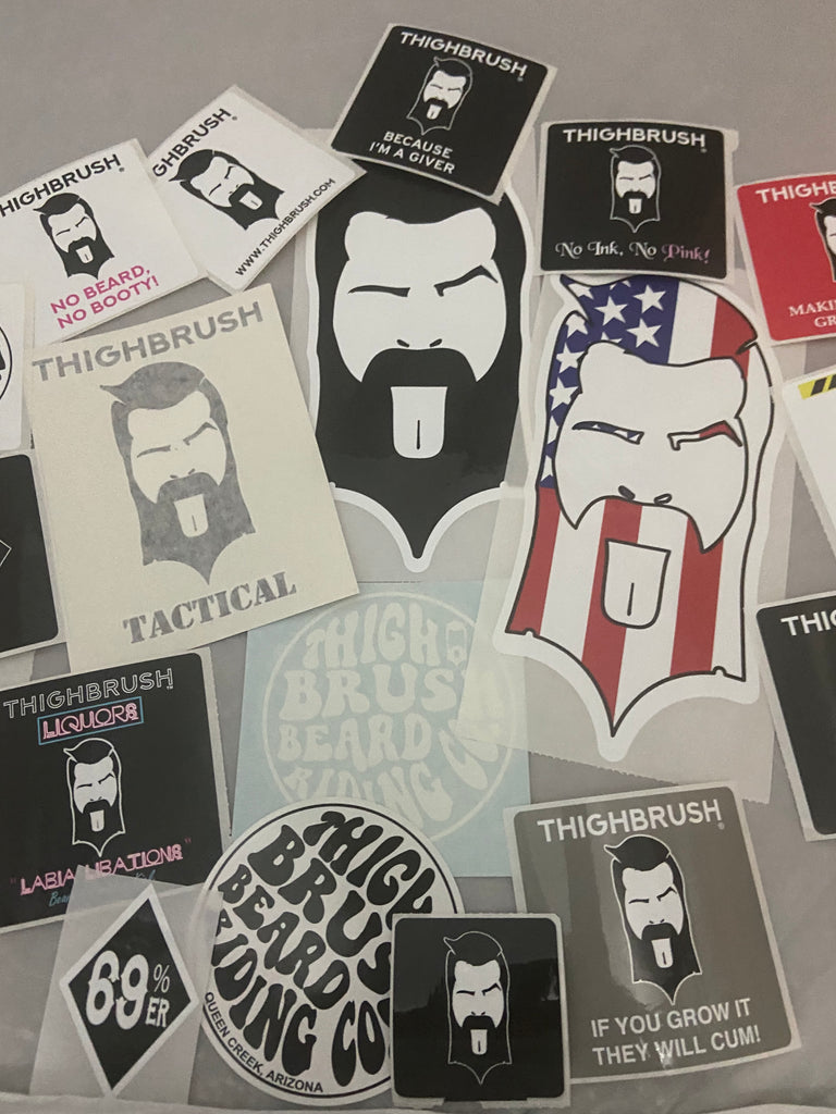THIGHBRUSH® - Sticker Pack - Assorted - Large