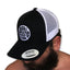 THIGHBRUSH® BEARD RIDING COMPANY - Trucker Snapback Hat - Black and White