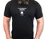 THIGHBRUSH® LIQUORS - Men's T-Shirt - Black with Multi Logo