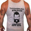 THIGHBRUSH® ATHLETICS - "PRACTICE SAFE SETS" - MEN'S TANK TOP - GREY