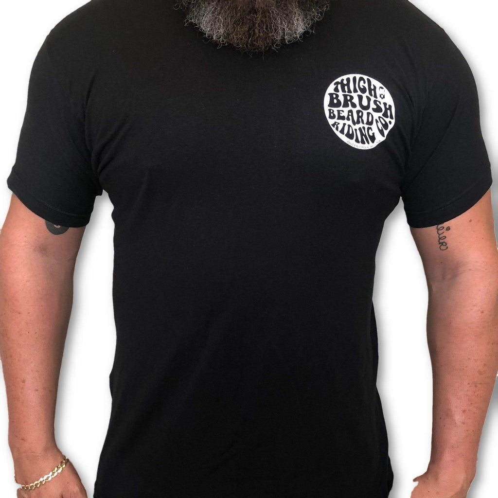 THIGHBRUSH® BEARD RIDING COMPANY - Men's T-Shirt - Black - 