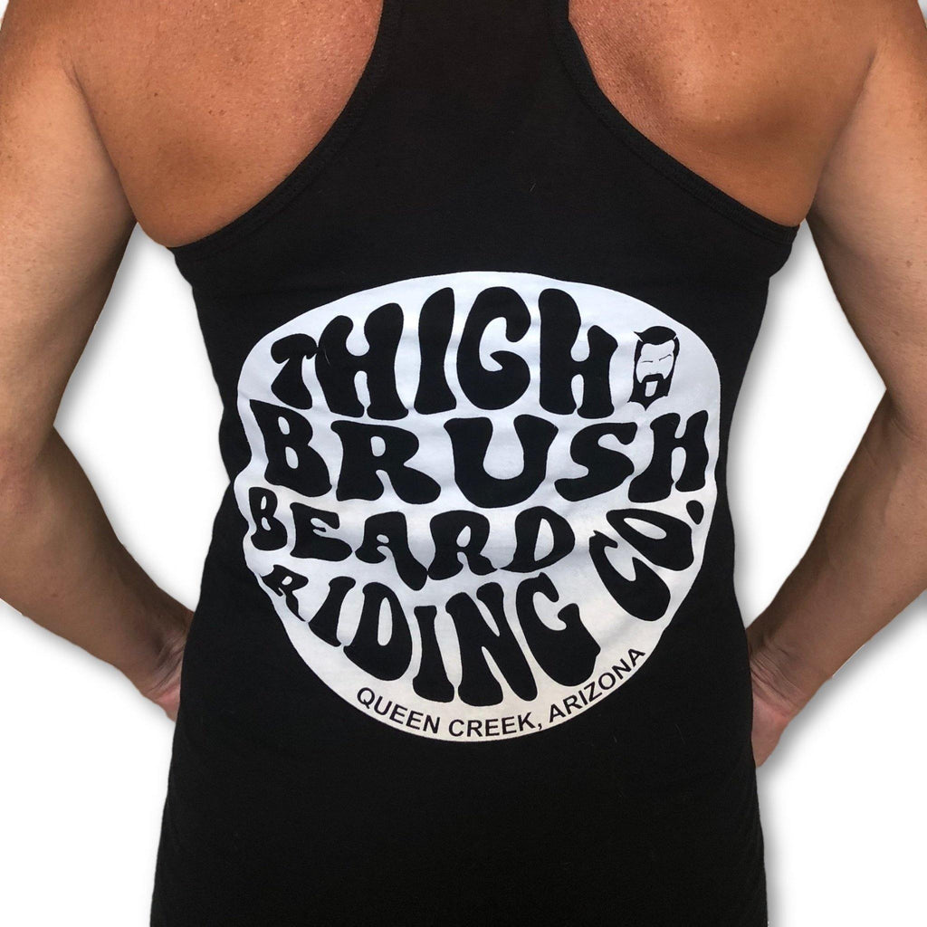 THIGHBRUSH® BEARD RIDING COMPANY - Women's Logo Tank Top - Black - thighbrush