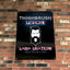 THIGHBRUSH® LIQUORS - Metal Garage Sign