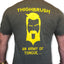 THIGHBRUSH® TACTICAL - ARMED FORCES COLLECTION - "An Army of Tongue" Men's T-Shirt - Military Green