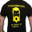 THIGHBRUSH® TACTICAL - ARMED FORCES COLLECTION - "An Army of Tongue" Men's T-Shirt - Black