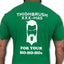 THIGHBRUSH® - XXX-MAS...For Your Ho-Ho-Ho's - Men's T-Shirt - Green