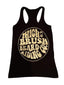 THIGHBRUSH® BEARD RIDING COMPANY - Women's Tank Top - Black with Gold