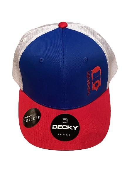 THIGHBRUSH® - "LIMITED EDITION" - Trucker Snapback Hat - Red, White and Blue