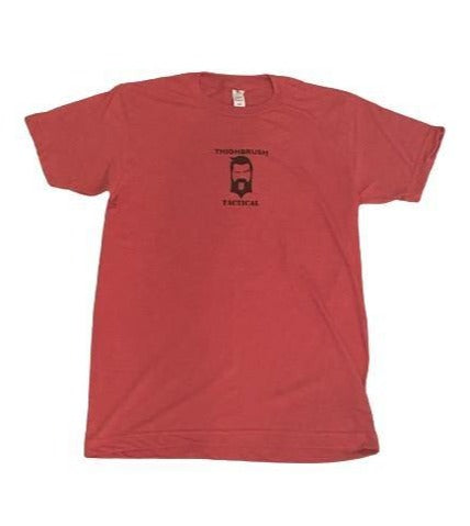 THIGHBRUSH® TACTICAL - "Find 'Em Hot, Leave them Wet!" -Men's T-Shirt - Heather Red