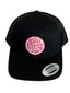 THIGHBRUSH® BEARD RIDING COMPANY - Trucker Snapback Hat - Black - Pink