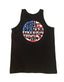 THIGHBRUSH® BEARD RIDING COMPANY - "PATRIOTIC" - Men's Tank Top - Black