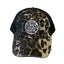 THIGHBRUSH® BEARD RIDING COMPANY - Criss-Cross Ponytail Trucker Snapback Hat - Leopard with Black