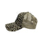THIGHBRUSH® BEARD RIDING COMPANY - Criss-Cross Ponytail Trucker Snapback Hat - Leopard