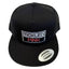 THIGHBRUSH® - TICKLED PINK - Trucker Snapback Hat - Flat Bill - Black