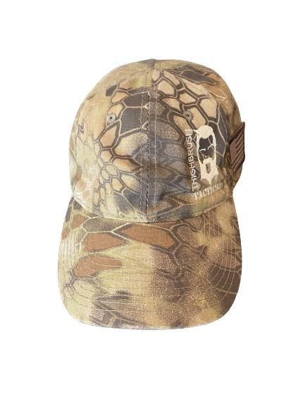 THIGHBRUSH® TACTICAL - Unstructured Low-Profile Hat - Khaki and Brown Camo