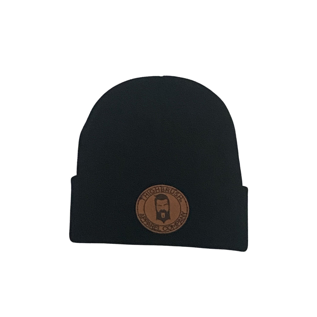 THIGHBRUSH® APPAREL COMPANY - Cuffed Beanies - Leather Patch on Front