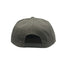 THIGHBRUSH® APPAREL COMPANY - Wool Blend Snapback Hat with Leather Patch - Heather Grey - Flat Bill
