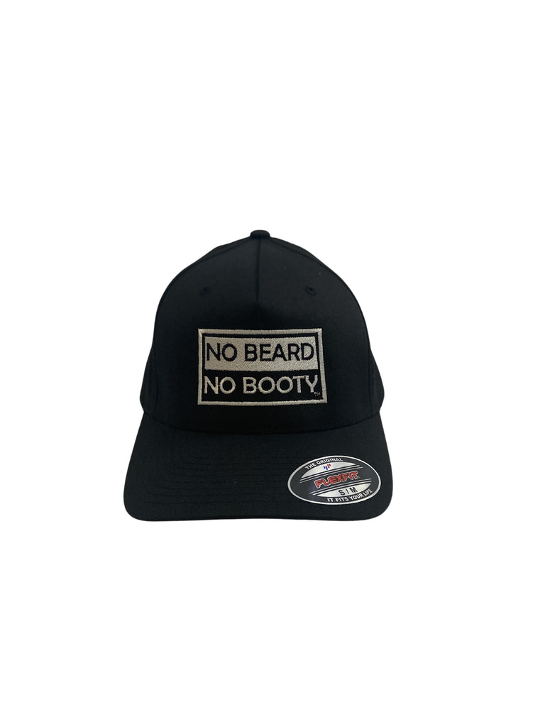 THIGHBRUSH® "NO BEARD NO BOOTY" - FlexFit Hat - Black