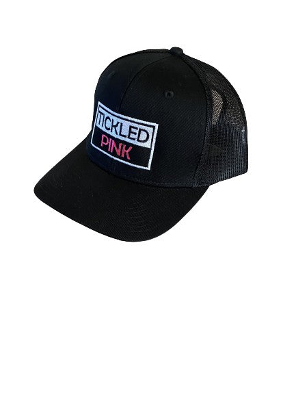 THIGHBRUSH® "TICKLED PINK” - Trucker Snapback Hat  - Black