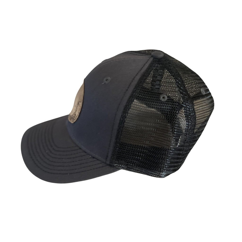 THIGHBRUSH® APPAREL COMPANY - Snapback Hat with Cork Patch - Charcoal Grey