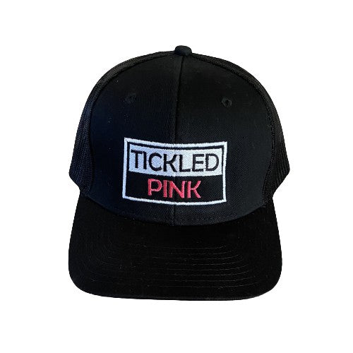 THIGHBRUSH® - TICKLED PINK - Trucker Snapback Hat  - Black - 