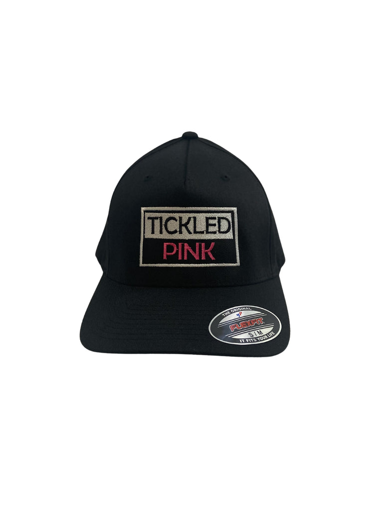 THIGHBRUSH® "TICKLED PINK" - FlexFit Hat - Black - 