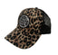 THIGHBRUSH® BEARD RIDING COMPANY - Ponytail Trucker Snapback Hat - Leopard