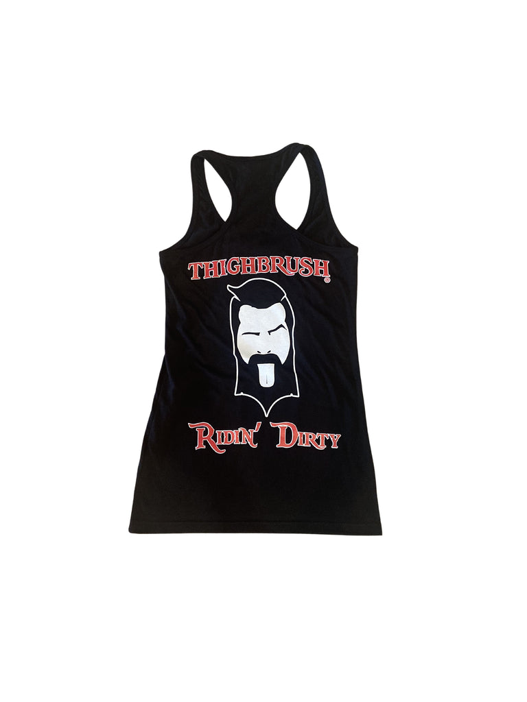 THIGHBRUSH® - RIDIN' DIRTY - Women's Tank Top - Black