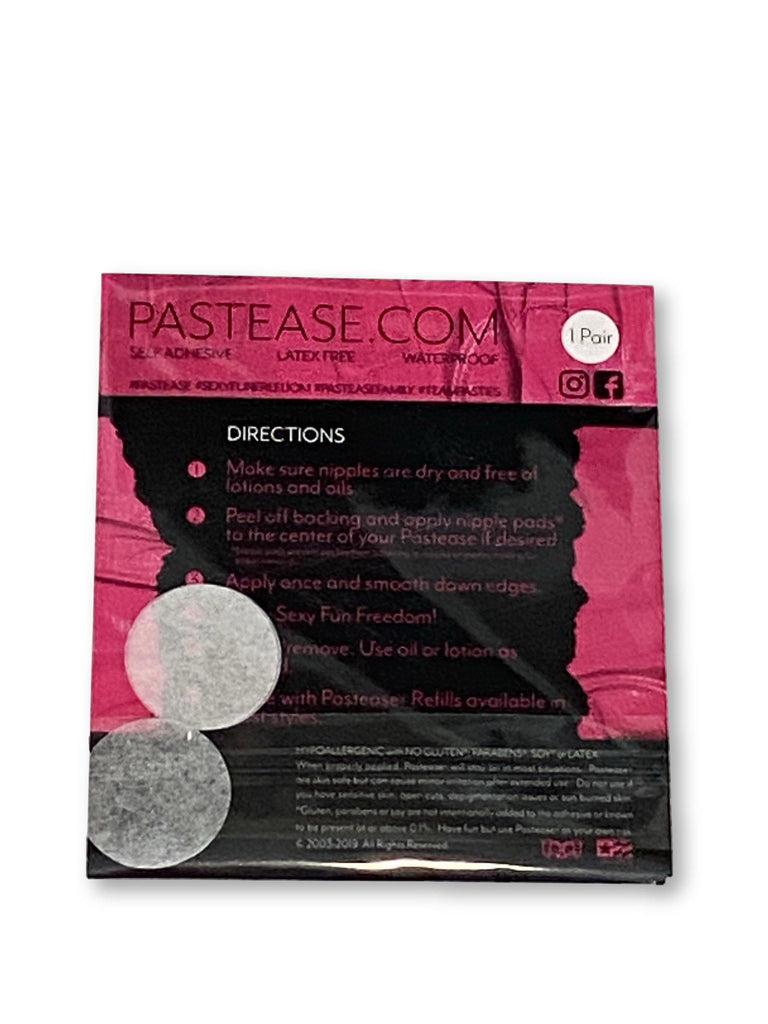 Pastease® Premium Pasties - THIGHBRUSH® "#LickMeToo"- Cross in White Glitter - THIGHBRUSH®