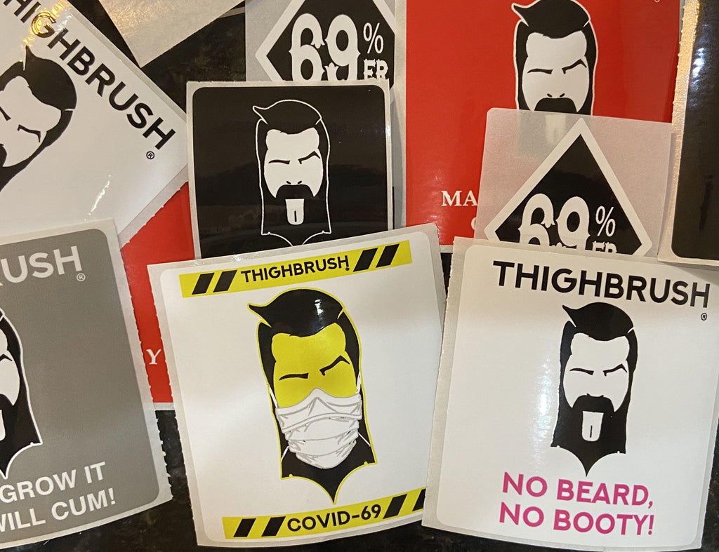 THIGHBRUSH® - Sticker Pack - Assorted - Small - THIGHBRUSH®