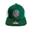 THIGHBRUSH® BEARD RIDING COMPANY - Trucker Snapback Hat - Green and White