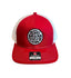 THIGHBRUSH® BEARD RIDING COMPANY - Trucker Snapback Hat - Red/White