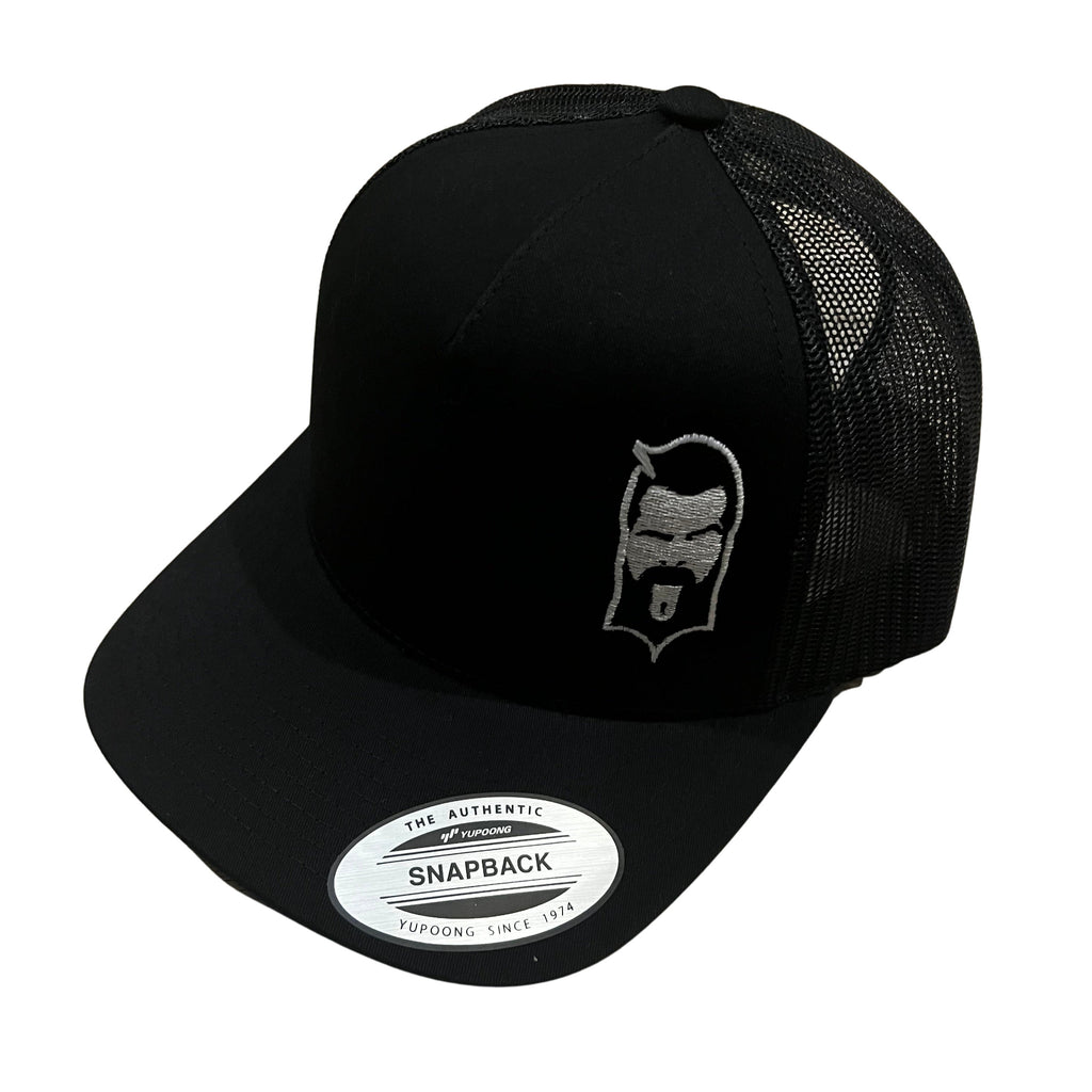 THIGHBRUSH® 5-Panel Trucker Snapback Hat in Black