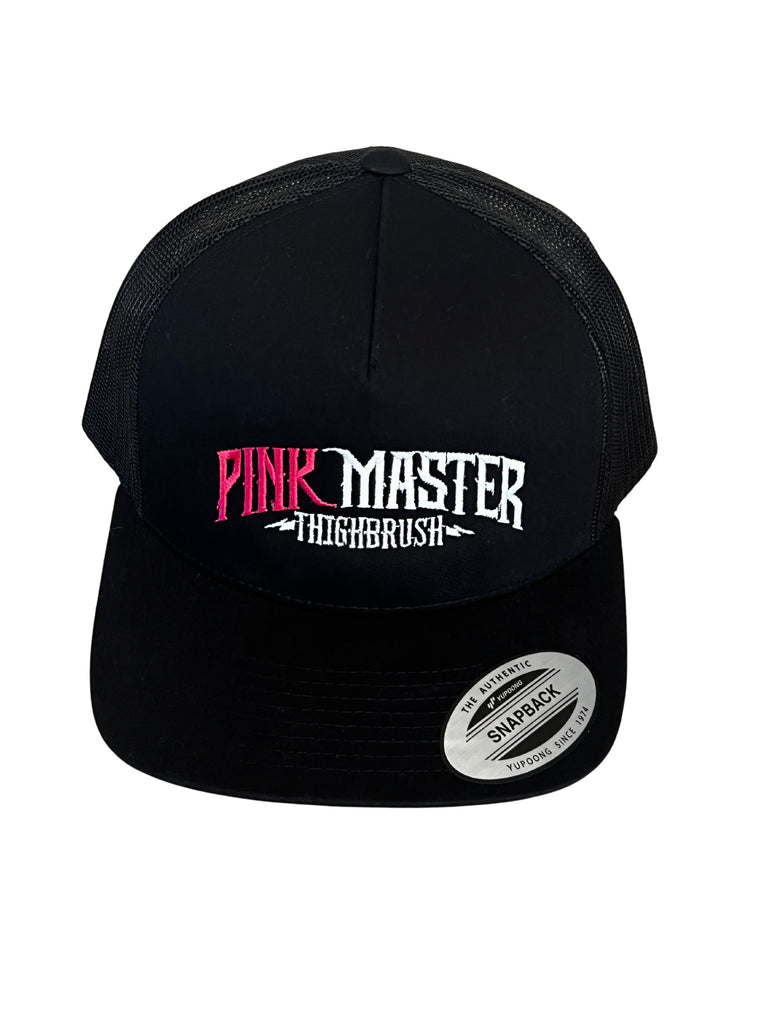 THIGHBRUSH® - PINK MASTER - Trucker Snapback Hat - Black