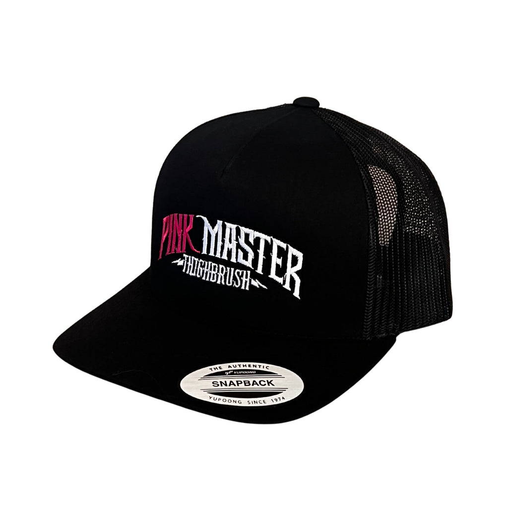 THIGHBRUSH® - PINK MASTER - Trucker Snapback Hat - Black