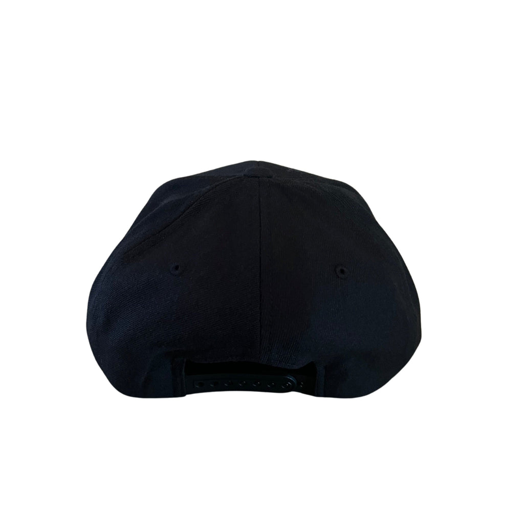 THIGHBRUSH® - PINK MASTER - Wool Blend Snapback Hat - Black - Flat Bill 