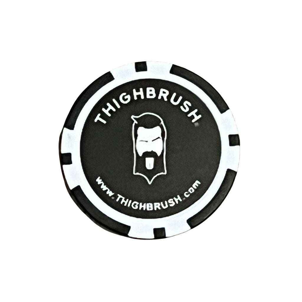 THIGHBRUSH® CASINO - "Liquor in the Front, Poker in the Rear" - Poker Chip - 