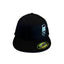 THIGHBRUSH® FACE LOGO - Flat Bill FlexFit Hat - Black