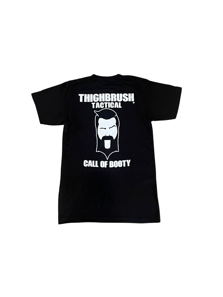 THIGHBRUSH® TACTICAL - CALL OF BOOTY - Men's T-Shirt -  Black