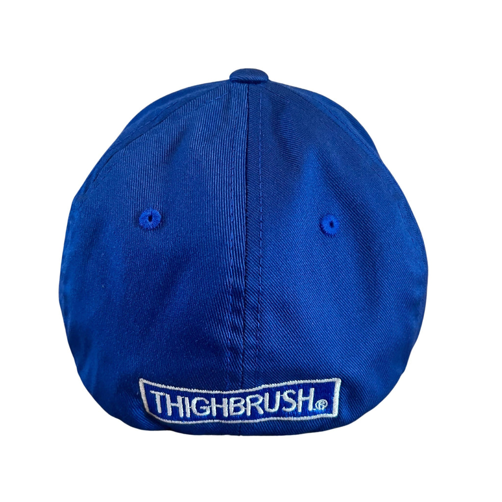 THIGHBRUSH® - FlexFit Hat - Royal Blue with Silver