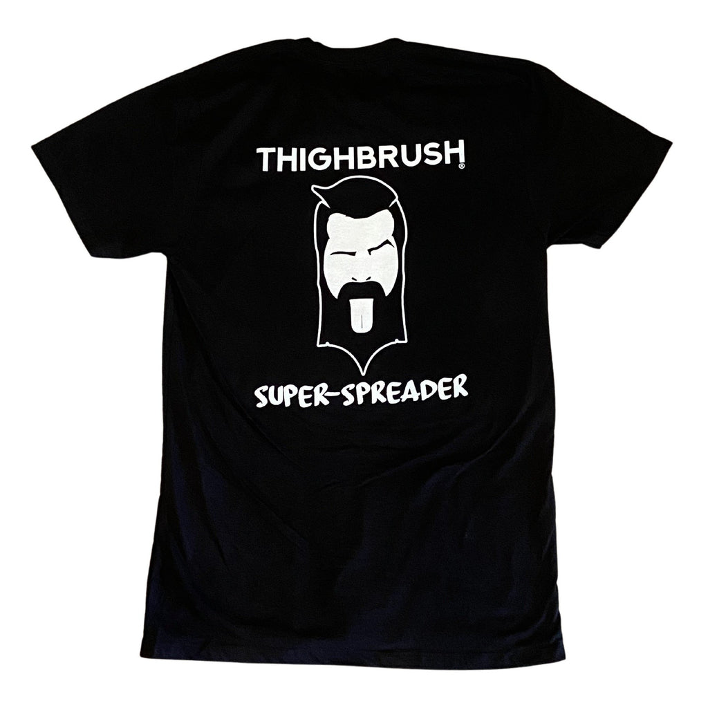 PREMIUM EDITION - THIGHBRUSH® "SUPER SPREADER" - Men's T-Shirt - Black